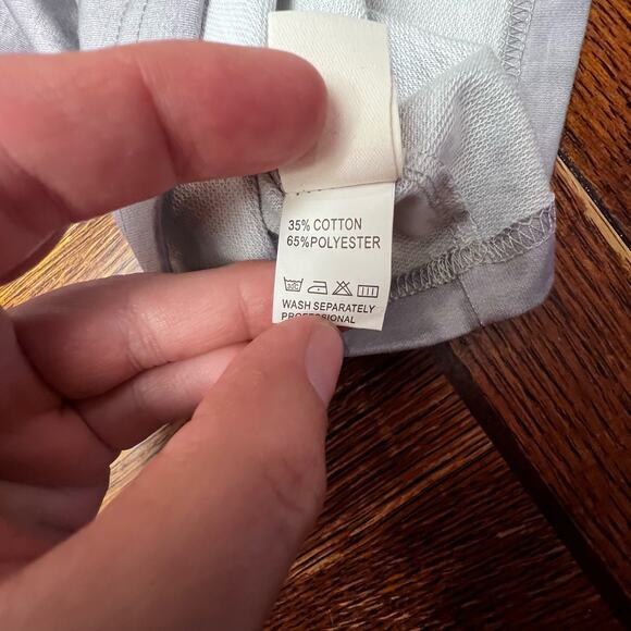 Rue 21 Romwe Gray White Tie Dye Skull Butterflies Halloween Crop Top Sm Size 4 - Picture 12 of 13